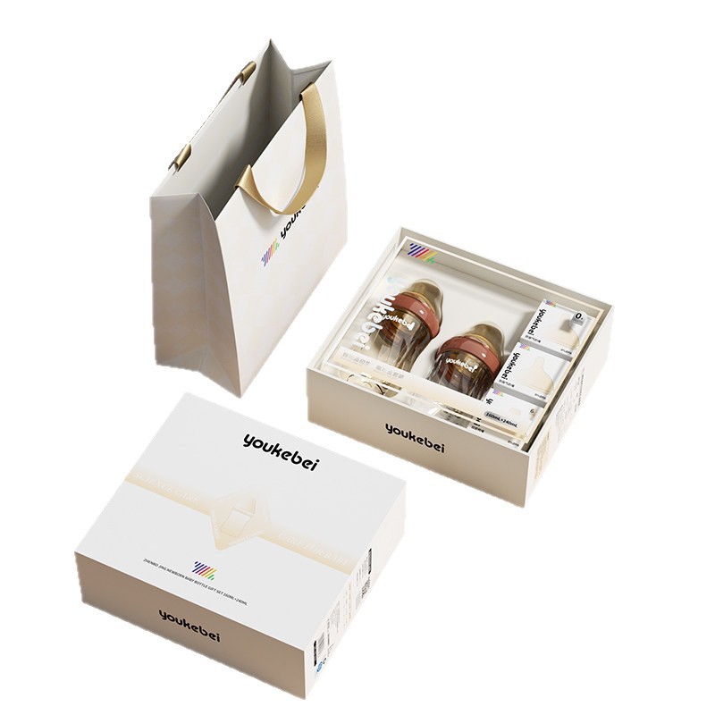 Juego de 2 biberones anticólicos de vidrio y PPSU en caja de regalo para recién nacidos desde 0 meses image 6