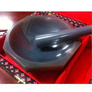 品120mm玛瑙研钵含研磨棒天然玛瑙研钵(内径12cm)