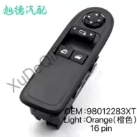 98012283XT адаптируется к логотипу 09-16 MK2 Citroen C3, переключатель стеклоподъемника, электрический переключатель окна