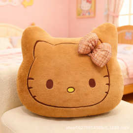 沙发kt女生日礼物靠垫靠枕床头创意玩偶枕头毛绒送猫车载毛绒玩具