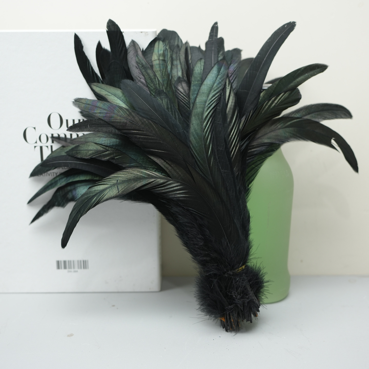Plumas negras al por mayor DIY accesorios de decoración de ropa accesorios escenas de diseño de fábrica de plumas tienda directa