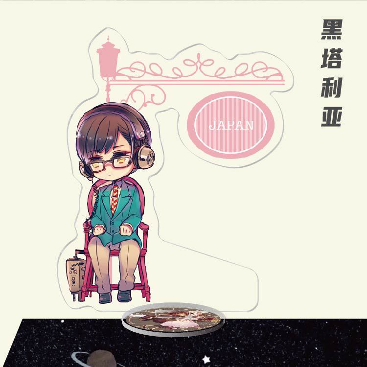 Hetalya 2 서있는 카드-25 / 양면 필름-약. 16cm