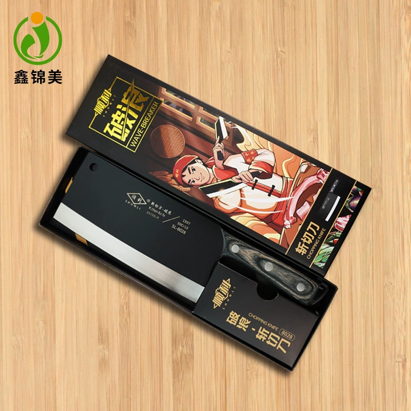 Hunan Lunches 8028 Наследие кованого ремесла домашнего отеля Kitcha 5Cr13 ручка из черного дерева