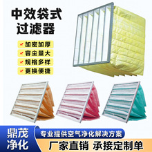 F8中效袋式过滤器不锈钢空气过滤袋无纺布工业初效板式滤芯除尘网
