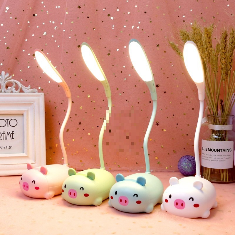 Meng pig desk lamp [Random color]