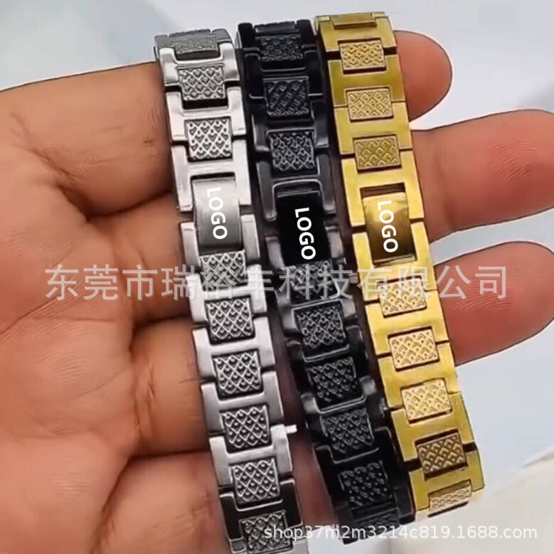 European and American Popular Crocodile Bracelet Adjustable Fashion Versatile Men's Titanium Steel Cross-Border Bracelet Manufacturer Direct Sales Wholesale European and American Popular Crocodile Bracelet Adjustable Fashion Versatile Men's Titanium Steel Cross-Border Bracelet Manufacturer Direct Sales Wholesale