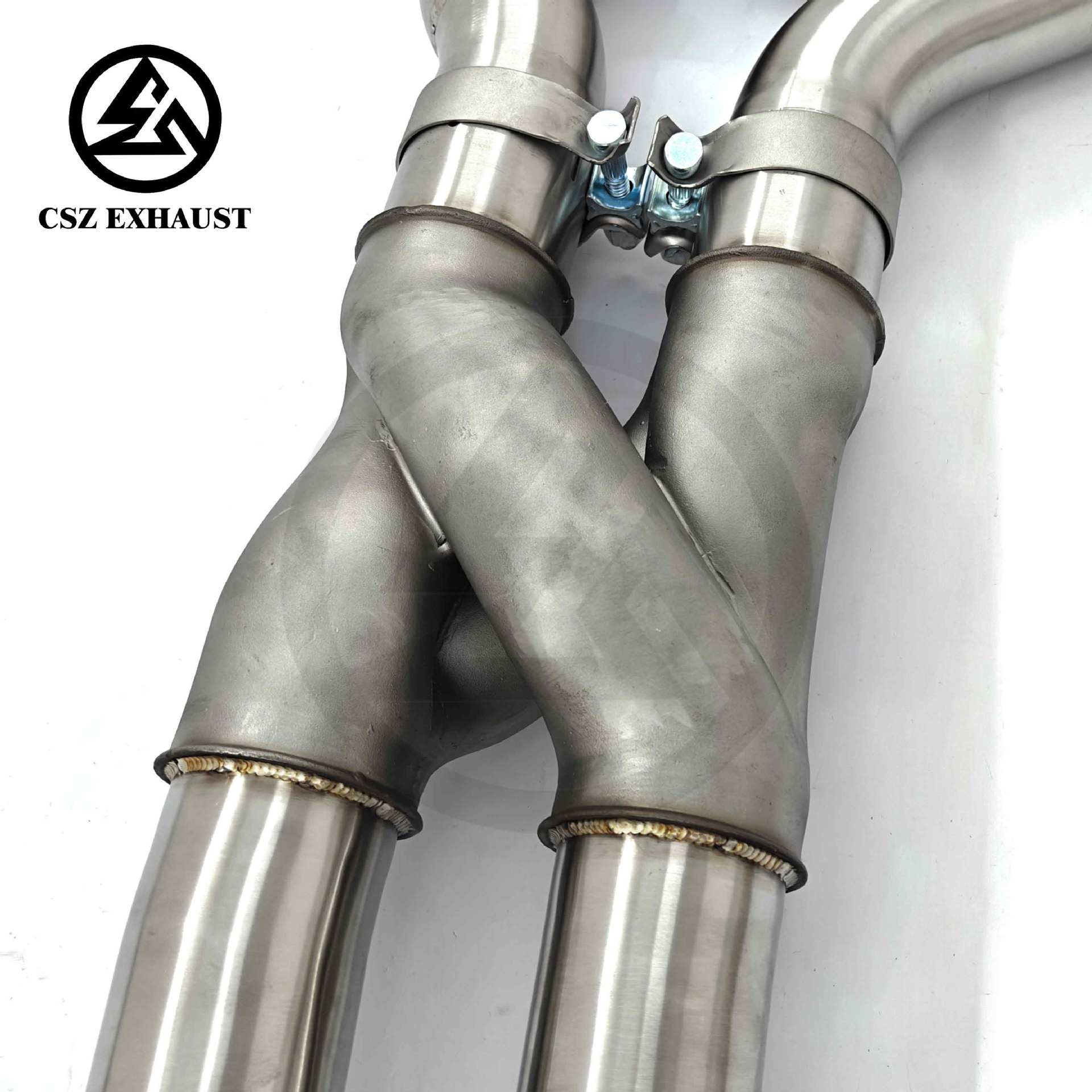 Suitable for BMW F97 F98 X3M X4M S58 3.0T with resonator, equal-length Z-type design mid-pipe