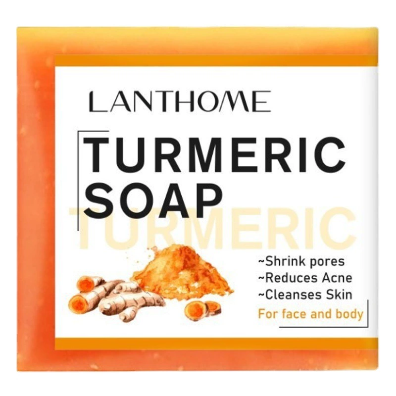 Трансграничные эксклюзивные lanthome КУРКУМНОЕ МЫЛО 100g очищение кожи мыло ручной работы