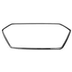 適用於奧迪A4L改裝黑武士中網框裝飾貼黑化專用外觀前臉包圍配件