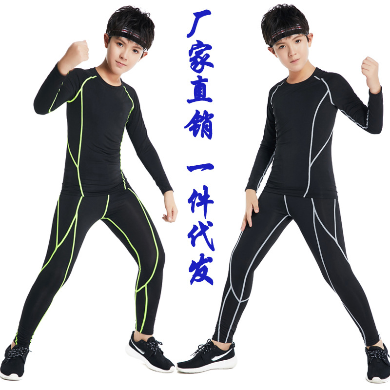 Children's sports flower boy costume for training