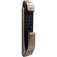 三星指纹密码锁防盗门智能APP家用刷卡密码锁全自动电子门锁SH728