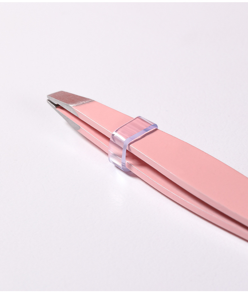 LMLTOP Multi-functional slanted eyebrow tongs, stainless steel eyebrow tongs, eyebrow shaping tongs, false eyelash tweezers A242 undefined