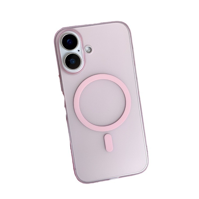Apple 17 携帯電話ケース PC アイスミスト磁気吸引 iphone16 超薄型つや消し 15promax 肌の感触 14 ハード 13 に適しています。