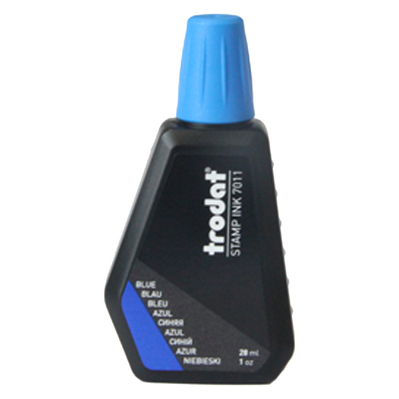 Trodat Zhuoda genuino 7011 aceite de impresión de tinta de retorno a base de agua aceite de impresión de tinta de retorno material de sello de tinta de impresión especial al por mayor