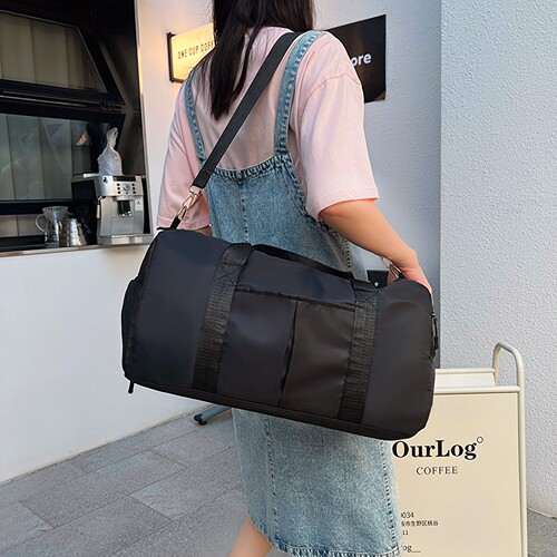 Fashionable large-capacity dry and wet separation fitness bag for men and women's short-distance travel outdoor business travel bag yoga handbag