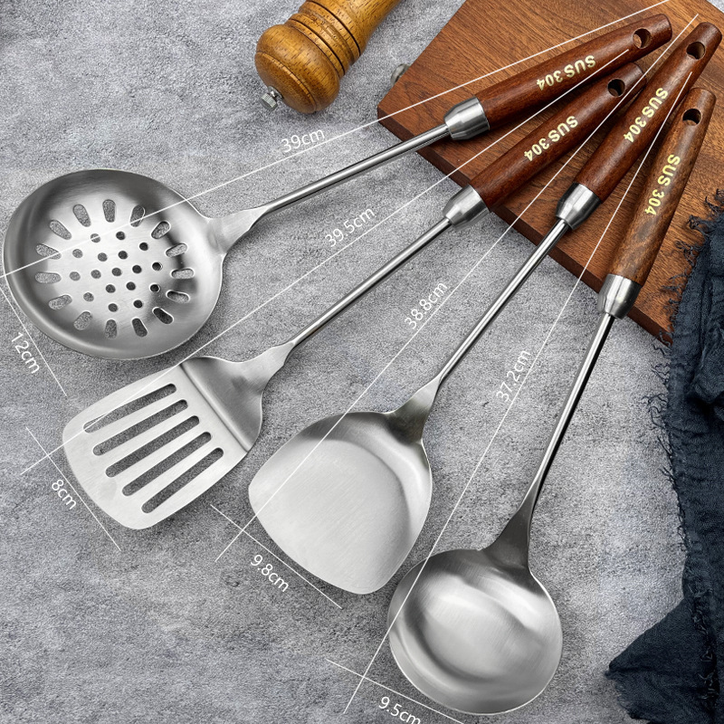 304 cocina de acero inoxidable set pala de cocina cocina set completo de cocina set de cocina set de siete piezas set