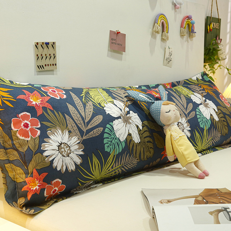 Funda De Almohada doble funda de almohada larga 1 m1.2 M 1,5 m 1,8 m funda de almohada pareja funda de almohada alargada algodón no puro