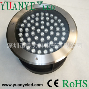 60W round 316# stainless steel underground lamp heat dissipation shell sea surface ground tread yacht boat ground lamp