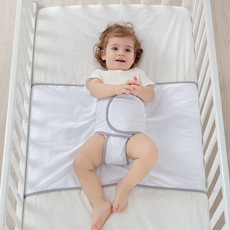 Amazon Baby Swaddling blanket anti-drop anti-flip pure cotton baby safety fixing belt sleeping comfort detachable