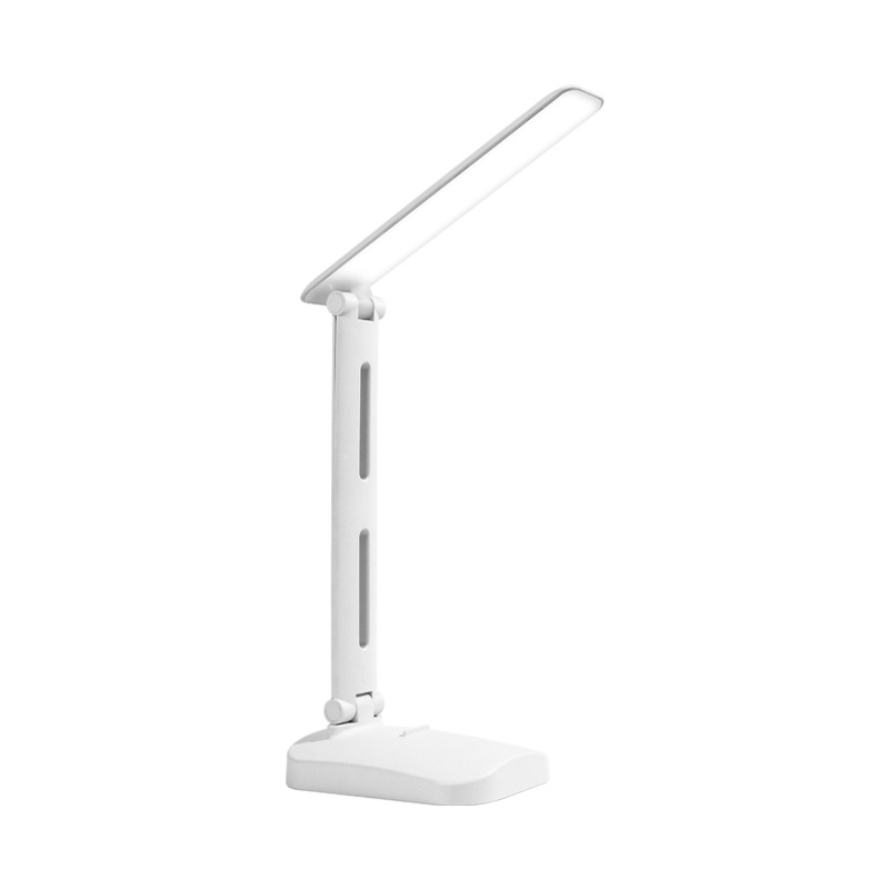 Lámpara de mesa pequeña recargable, lámpara led para dormitorio de niños, lámpara de noche creativa con soporte para bolígrafos, lámpara de lectura táctil para estudiantes, lámpara de mesa recargable para aprendizaje