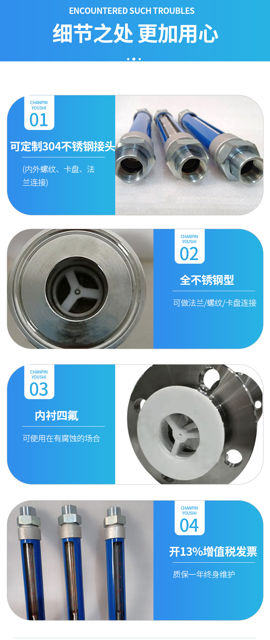 玻璃转子流量计