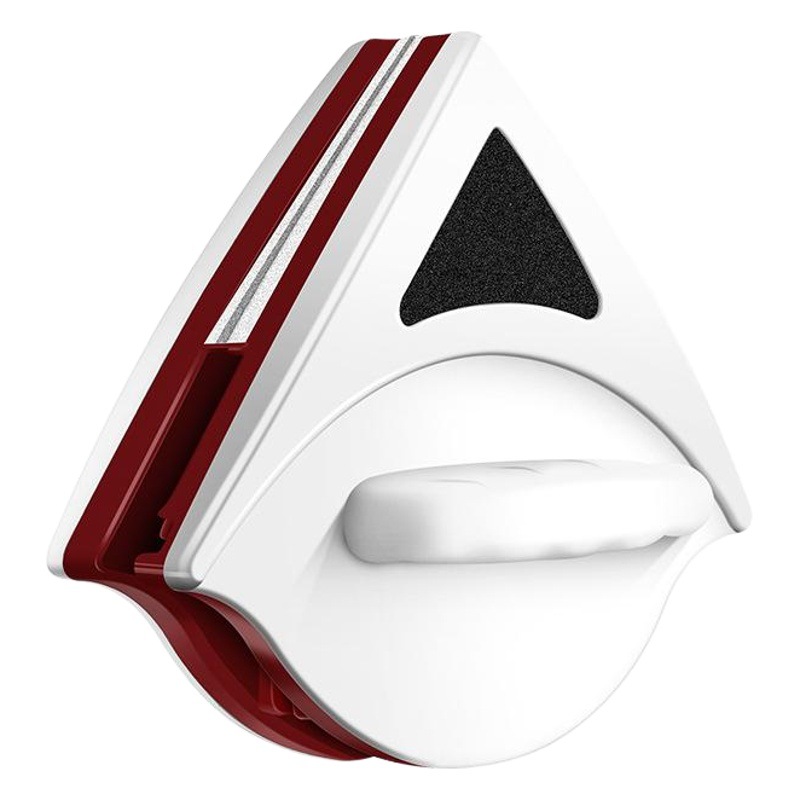 Limpiador magnético de ventanas de doble cara | Triángulo doméstico para vidrios de doble capa, limpieza a gran altura