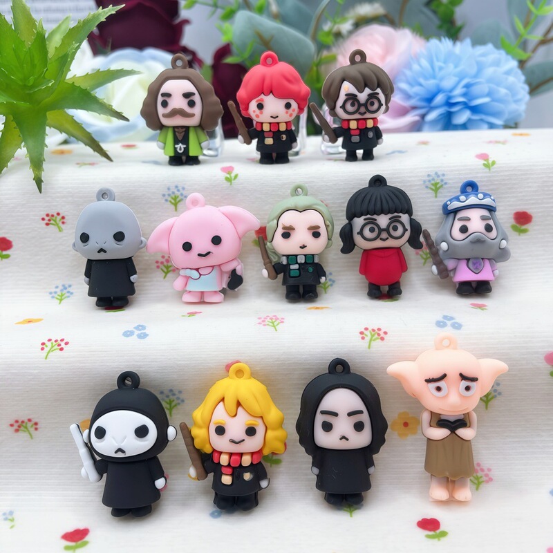 New Cartoon Small Harry Potter Cute Doll Accessories Car Keychain Desktop Decoration Event Small Gift New Cartoon Small Harry Potter Cute Doll Accessories Car Keychain Desktop Decoration Event Small Gift