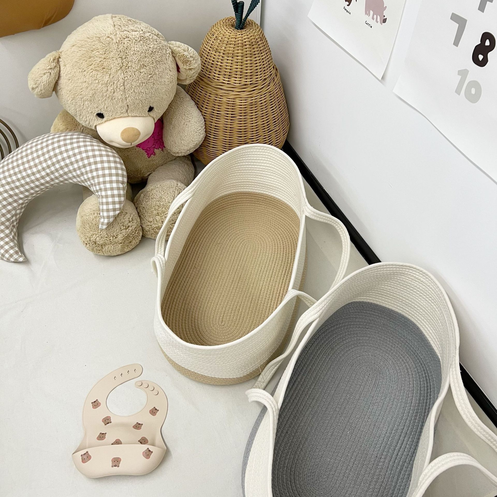 2022 New Baby Travel Bassinet Portable Stroller Sleep Bassinet Baby Sleep Aid Photo Prop