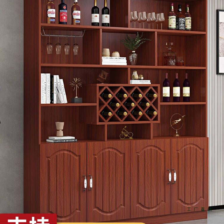 Wine Cabinet Against the Wall Living Room Home Red Wine Storage Cabinet Modern Simple Wine Cabinet Sideboard Integrated Entrance Cabinet Custom-Made