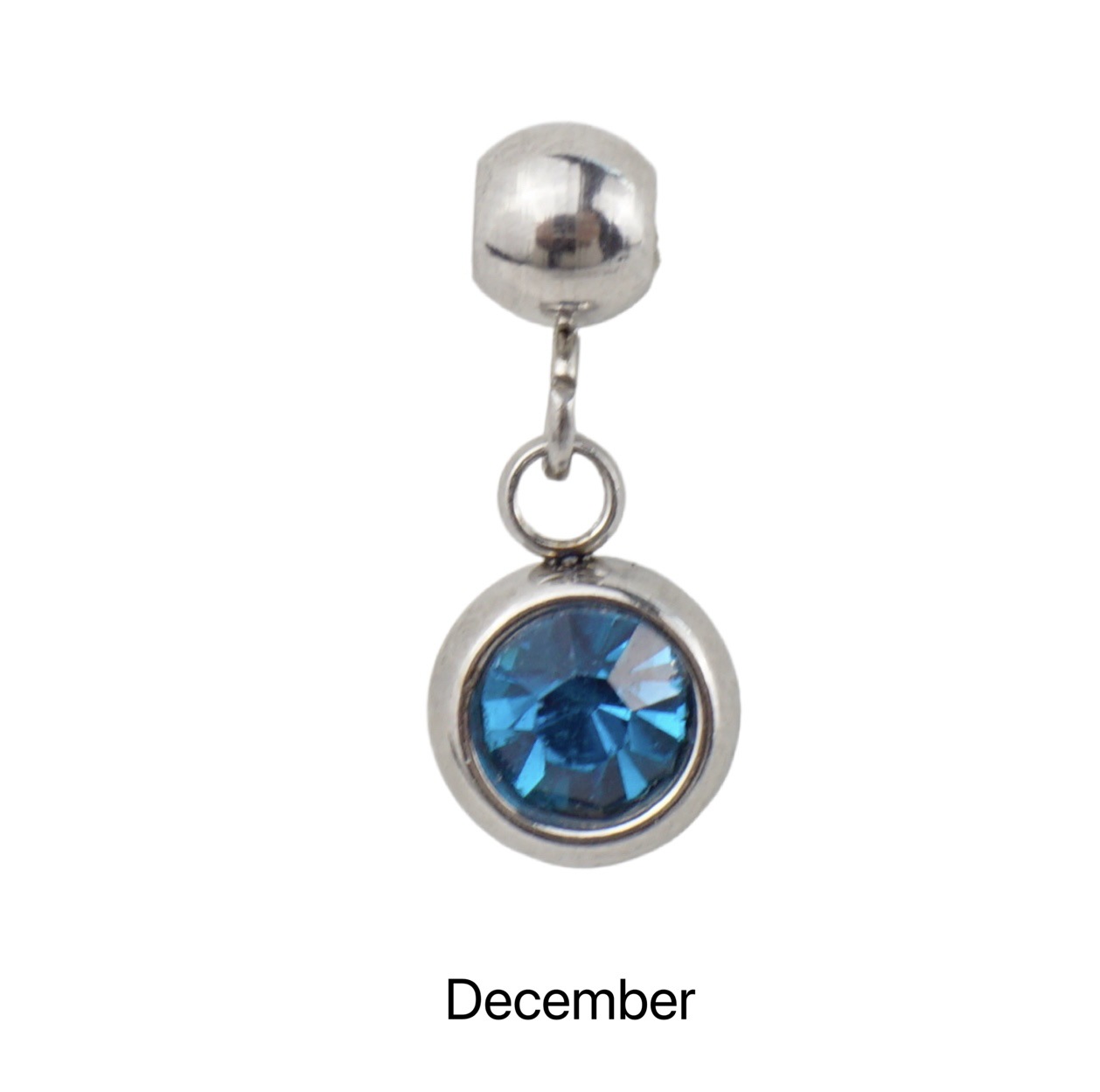 10g Weight Pendant Jewelry Making Type Birthstone Inlay Material DIY Jewelry Accessories Classification 5 PCS/Package Quantity 304 Stainless Steel Material Round Pattern All Seasons Season Simple Style Style 5 PCS/Package 304 Stainless Steel Birthstone Round Pendant 3
