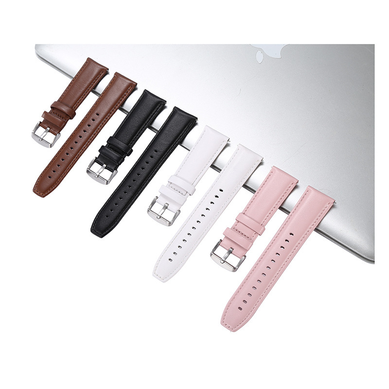 Suitable for Genuine Leather Huawei Gt2/3/4/5 Strap Watch3/4 Smart Watch Strap Xiaomi Samsung Strap