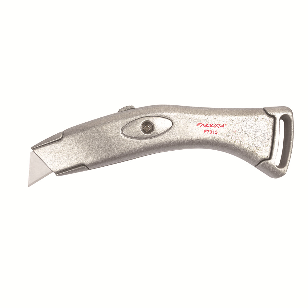 力易得锌合金重型实用刀美工刀墙纸刀壁纸刀E7015配梯形刀片