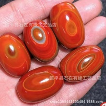天然战国红玛瑙桶珠吊坠战国红缠丝玛瑙鼓珠桶珠玛瑙天珠手串E18