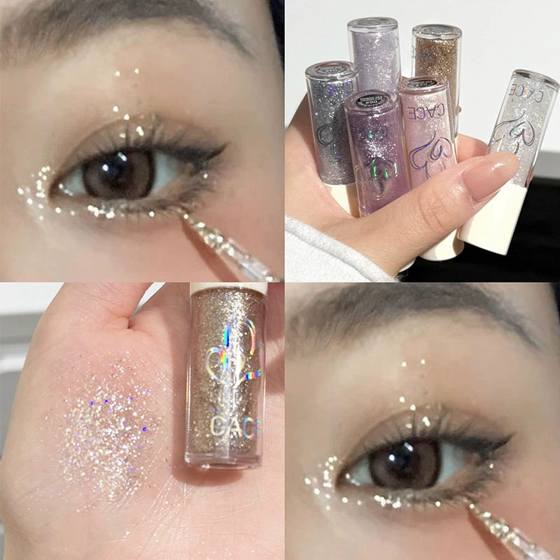 Заводская прямая продажа Mermaid Star Flash подводка жидкая женская lying silk pen для макияжа глаз, бусины блестки глянцевое жидкое тени водонепроницаемое