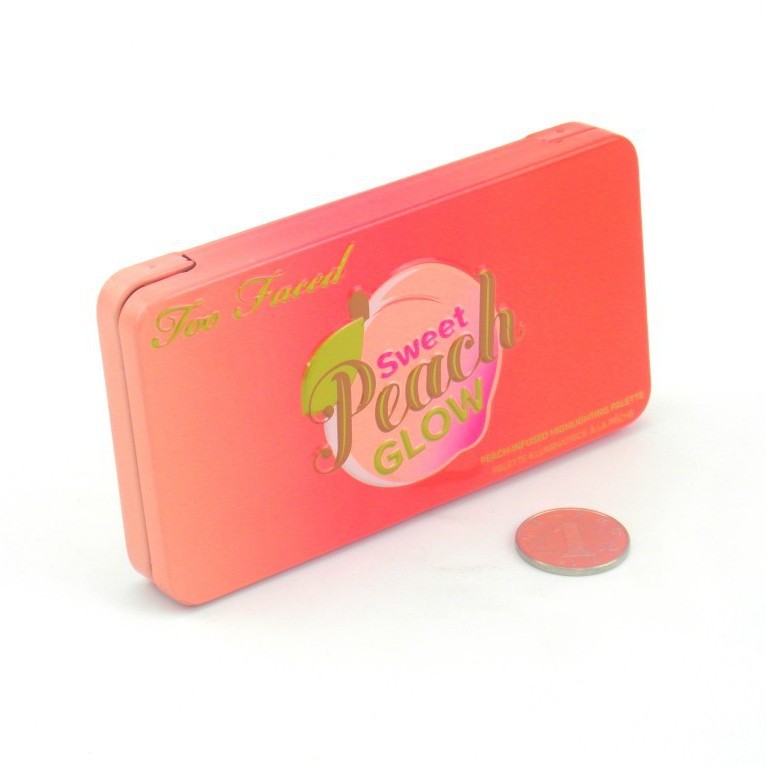 翻盖化妆盒铁盒 迷你小号眼影眉粉通用金属包装盒  制罐厂家