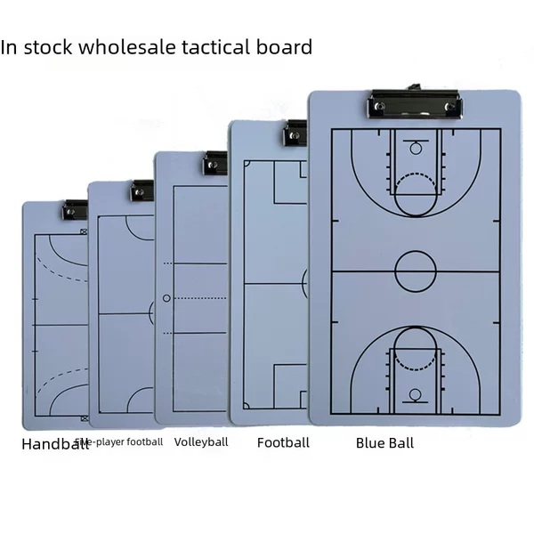 Cross-Border Hot-Selling Basketball Tactical Board Coach Football Tactical Board Erasable Demonstration Command Tactical Coaching Board