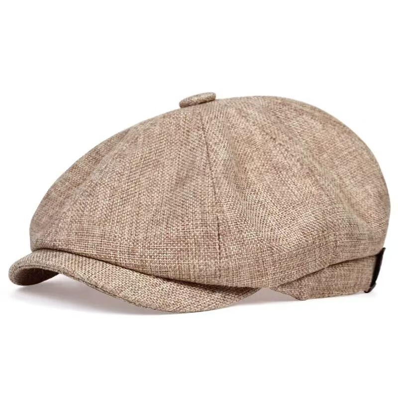 Retro Beret for Men and Women, Fashionable Color Matching, Spring and Summer Ancient Painter's Hat, Breathable Octagonal Hat, Literary Newsboy Hat Retro Beret for Men and Women, Fashionable Color Matching, Spring and Summer Ancient Painter's Hat, Breathable Octagonal Hat, Literary Newsboy Hat