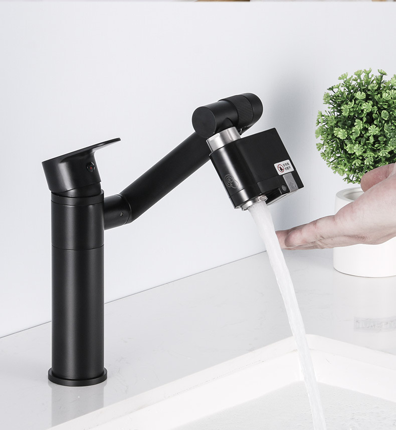 Cross-border foreign trade USB smart water-saving sensor Infrared sensing faucet connector delayed foaming device splash prevention undefined