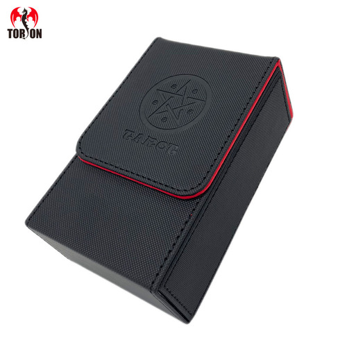 Large size PU tarot card storage box Portable tarot card box Magic card storage box Yu-Gi-Oh card box