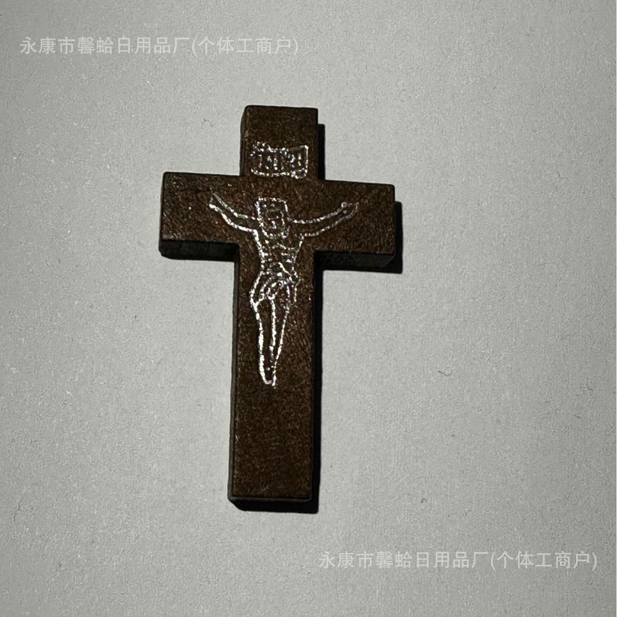 Cruz de madera Artesanía de madera Collar Colgante Accesorios Colgante