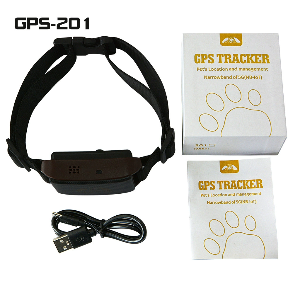 GPS-локатор для питомцев GPS201, умный GPS-ошейник для собак и кошек, трекер против потери — опт (1000 наборов)
