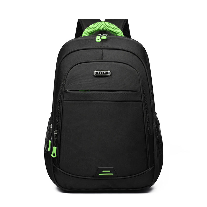 Mochila de gran capacidad para hombres al por mayor de fábrica Mochila de ocio para estudiantes universitarios de secundaria y preparatoria Mochila simple para computadora de viaje