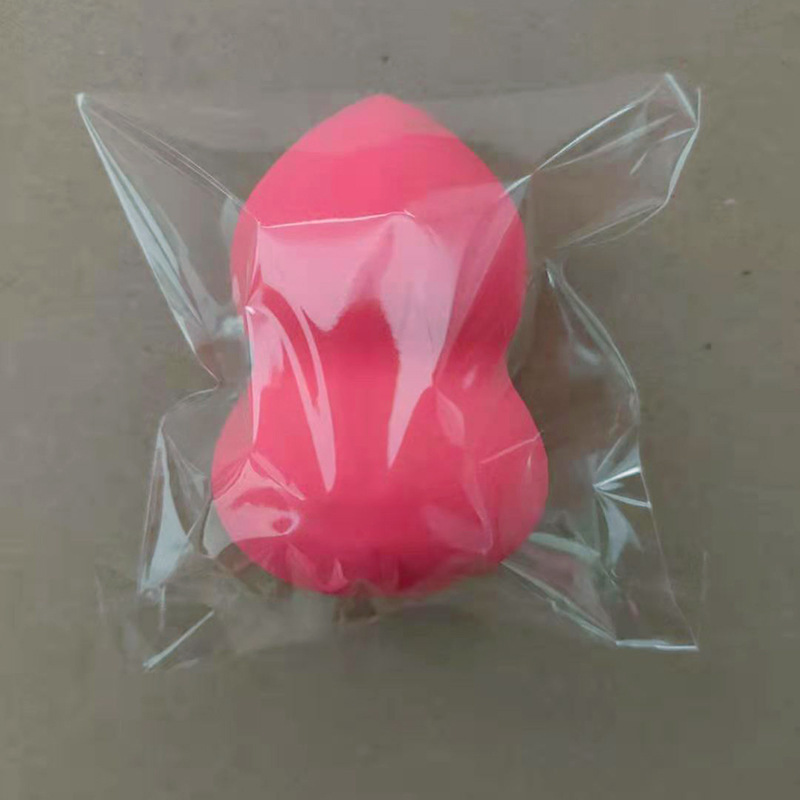 Esponja de Maquillaje (Forma Huevo/Gota), Corte Sesgado, en Bolsa OPP