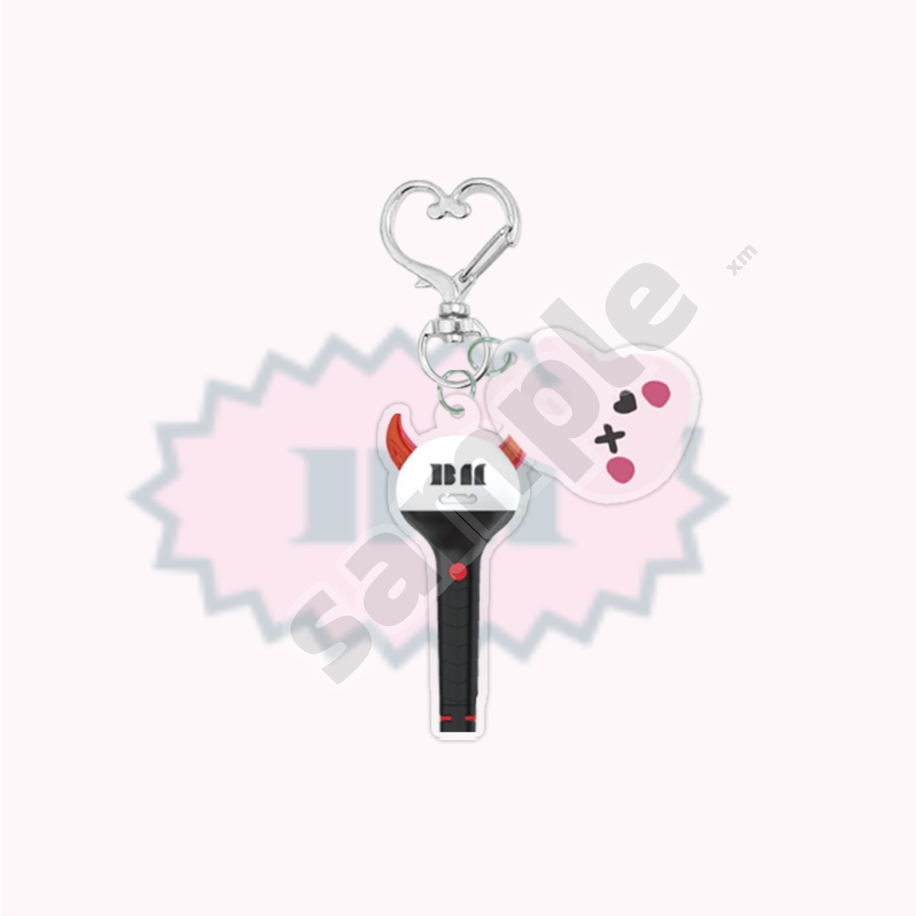 clu BABYMONSTER Acrylic Keychain Backpack Light Stick Pendant AHYEON Bags Accessories Star Peripheral ulc