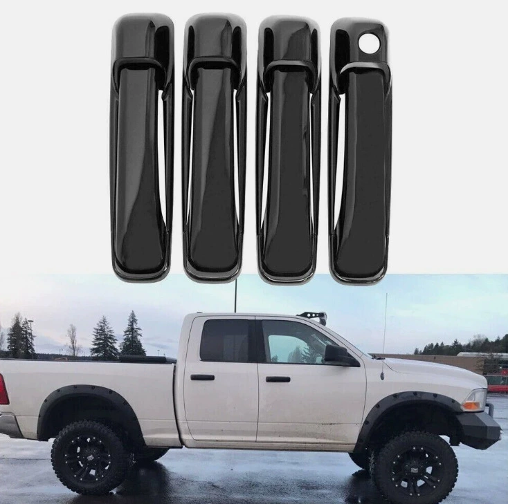 Подходит для Dodge RAM 1500 2009-2018, черная крышка ручки двери, универсальная крышка для JEEP и других автомобилей.