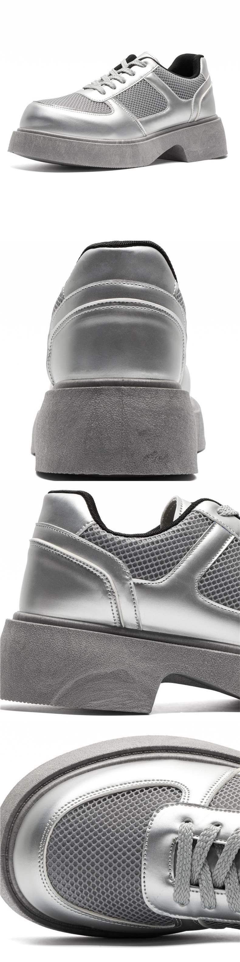 ShoeVault, scarpe da uomo in pelle retrò con suola spessa, stile Derby casual britannico, alla moda, con alluce rialzato, 2025, Z107_voghion.com