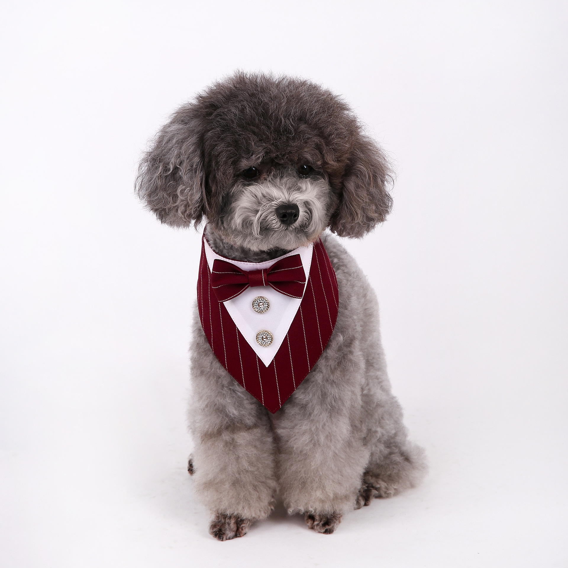 Navidad Año Nuevo Spot transfronterizo boda británica trajes toallas para mascotas bufandas perros velcro toallas para mascotas triángulos