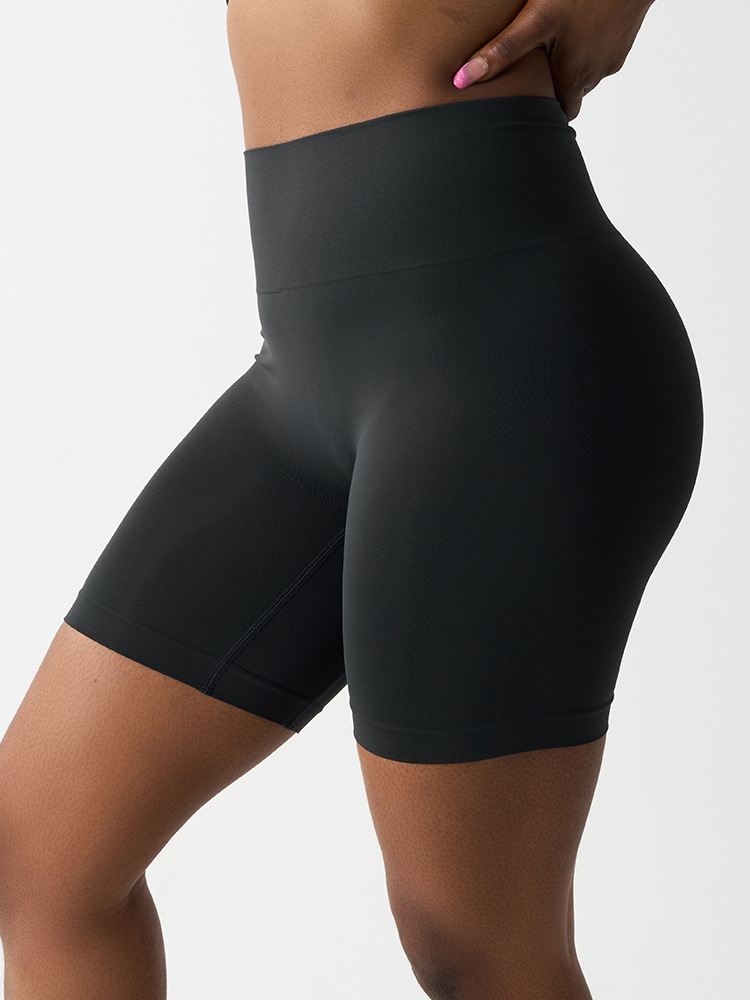 Seamless High-Waisted Yoga Shorts – Butt-Lifting & Breathable (7 Colors) – Gym, Running & Lounge (S-XL)​_ecoleips.com