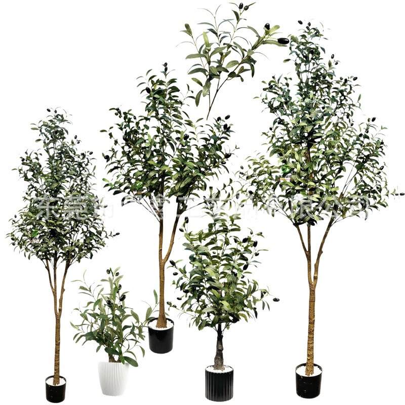 Planta de simulación de interior eucalipto árbol falso bonsai sala de estar decoración del suelo hoja de dinero falsa planta verde adorno en maceta image 4