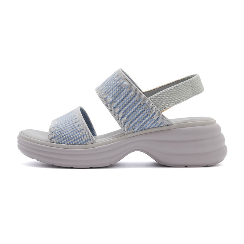 Dép sandal nữ đế dày quai chữ V mùa hè chống trượt — Màu đen, Màu xám, Màu mơ chi tiết 25